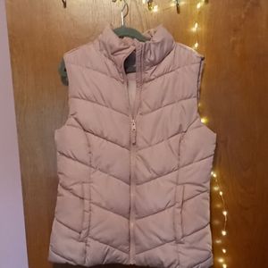 Aeropostale Rose Pink Girls Puffer Vest S